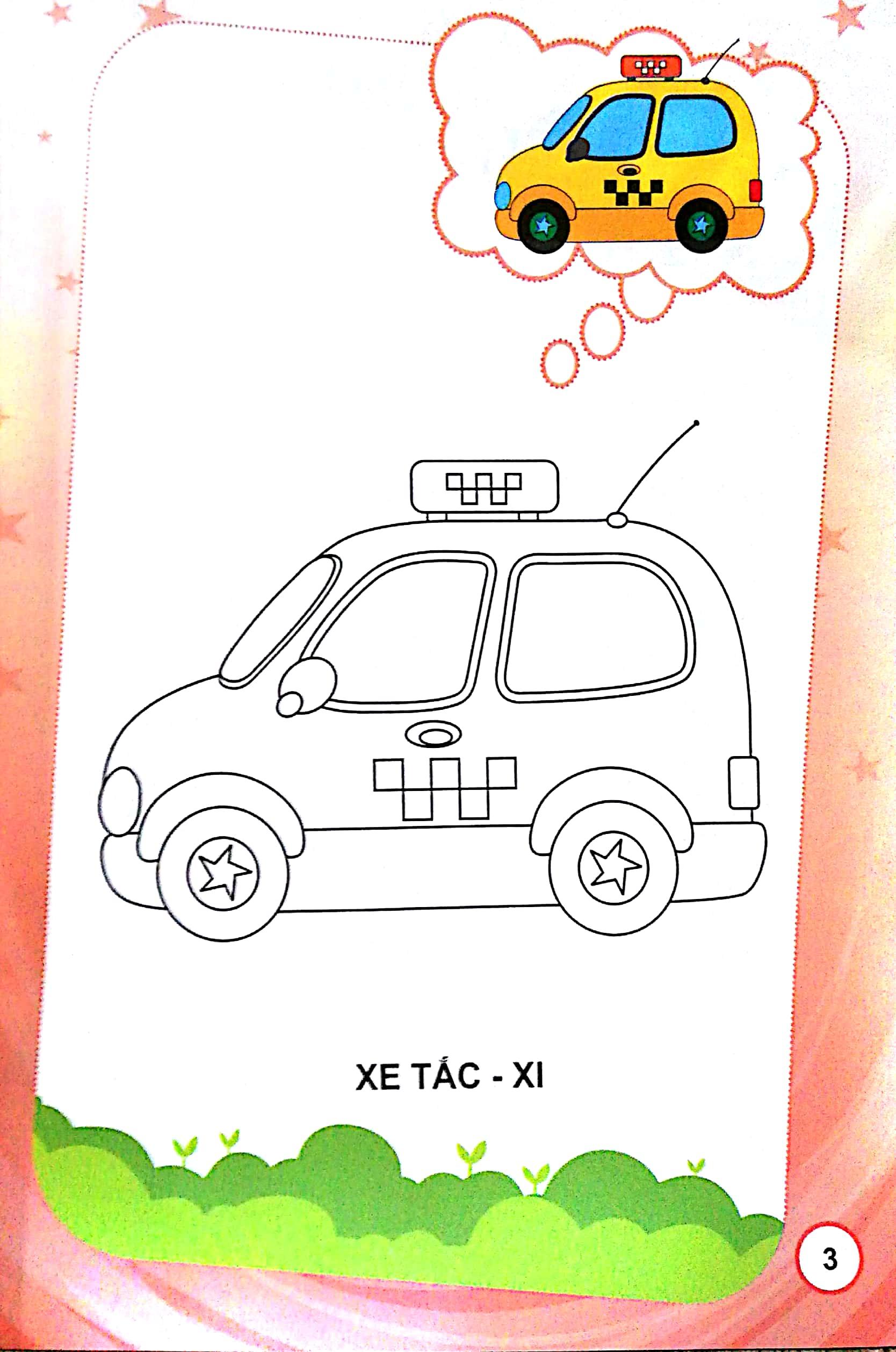 Bé Tập Tô Màu - Phương Tiện Giao Thông (Tái Bản 2023)