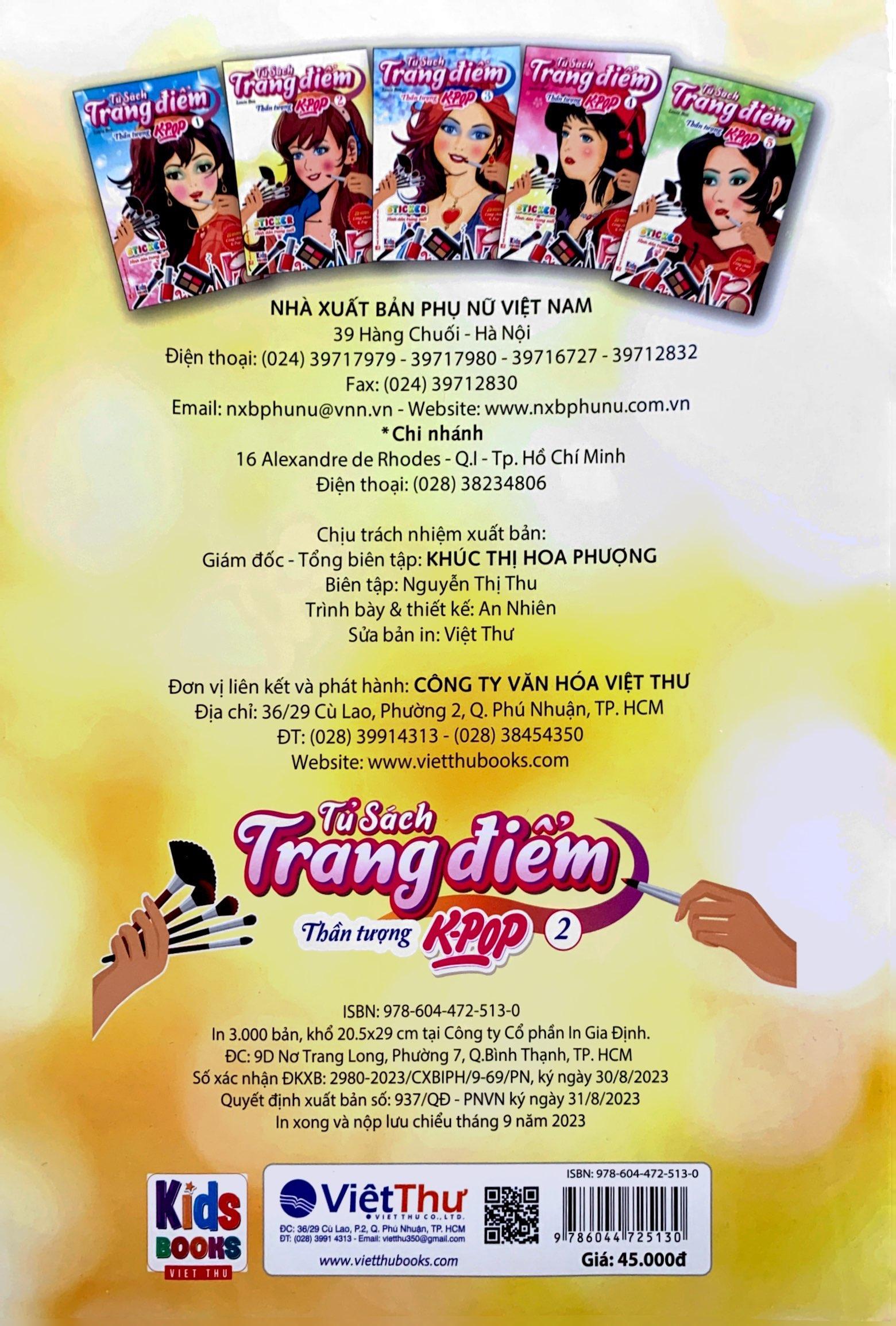 Tủ Sách Trang Điểm - Thần Tượng K-Pop 2
