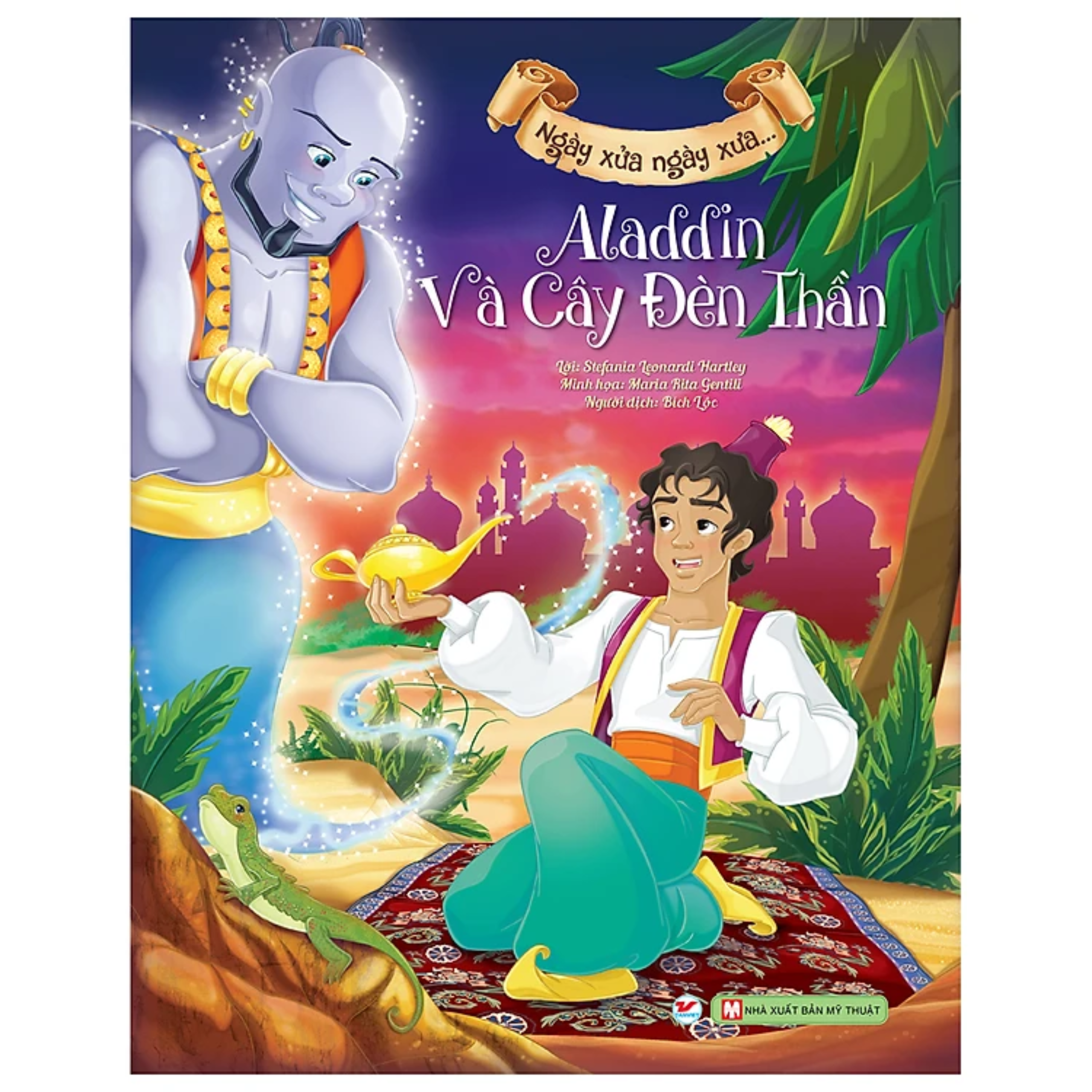 Combo 2Q Sách Song Ngữ Anh - Việt: Ngày Xửa Ngày Xưa - Aladdin Và Cây Đèn Thần + Ngày Xửa Ngày Xưa - Người Đẹp Ngủ Trong Rừng (Tủ Sách Vàng Cho Con Yêu Vừa Học Vừa Chơi)