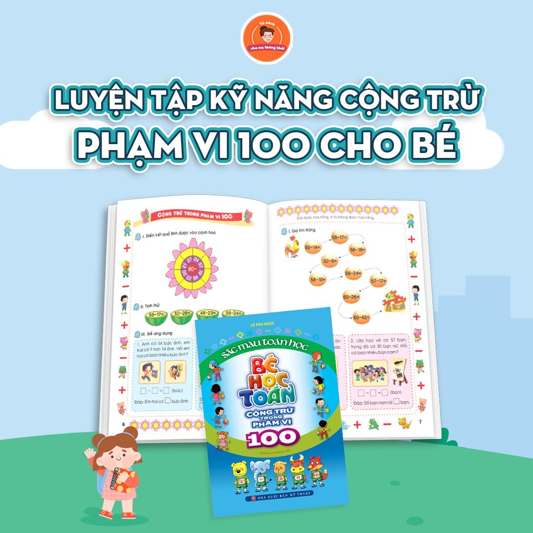 Combo: Bé Học Toán Trong Phạm Vi 10-50-100