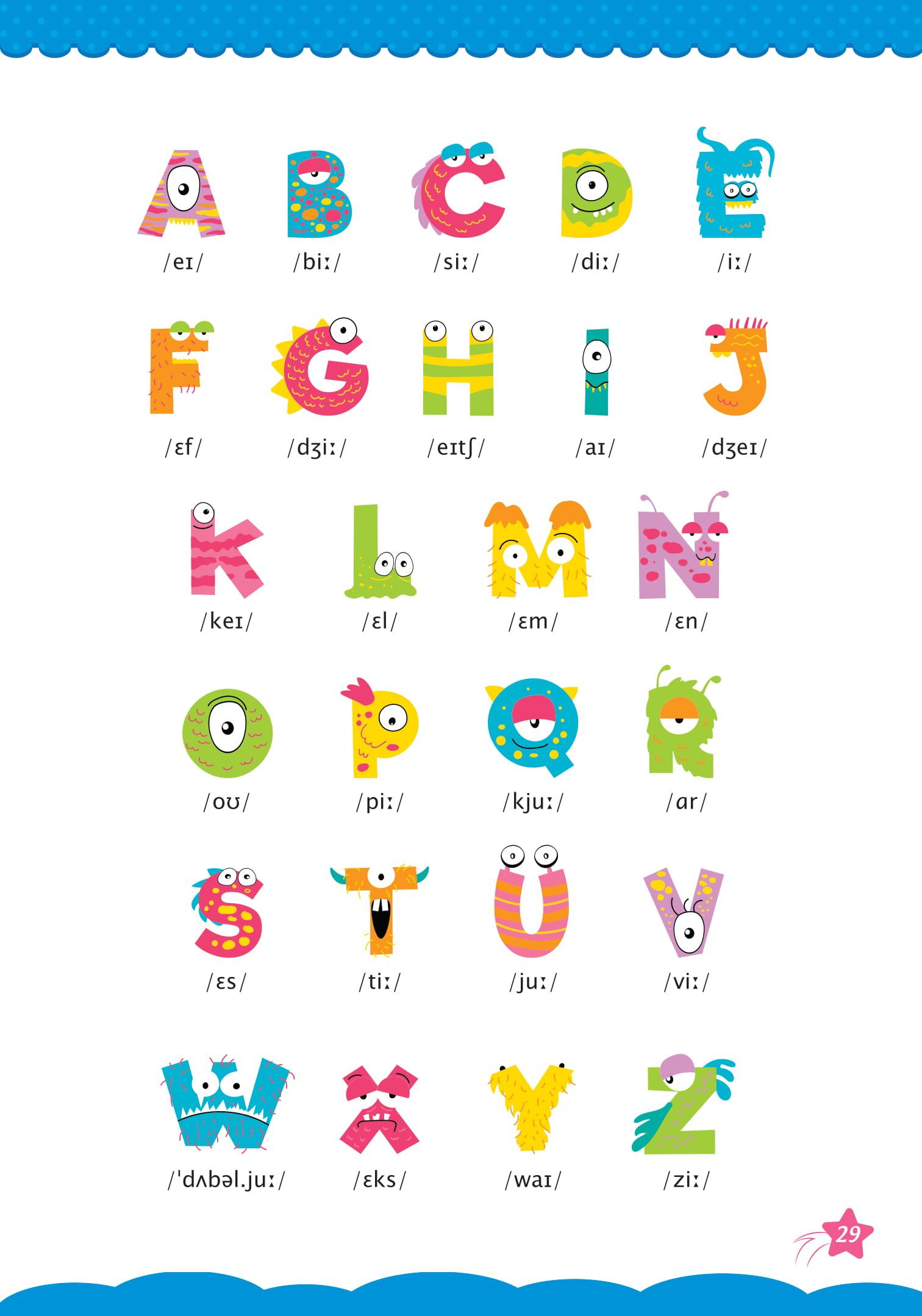 Cùng Khủng Long Tập Viết Chữ Cơ Bản - Chữ Cái Tiếng Anh Viết Hoa - Quyển 4 - Sticker Bé Trai