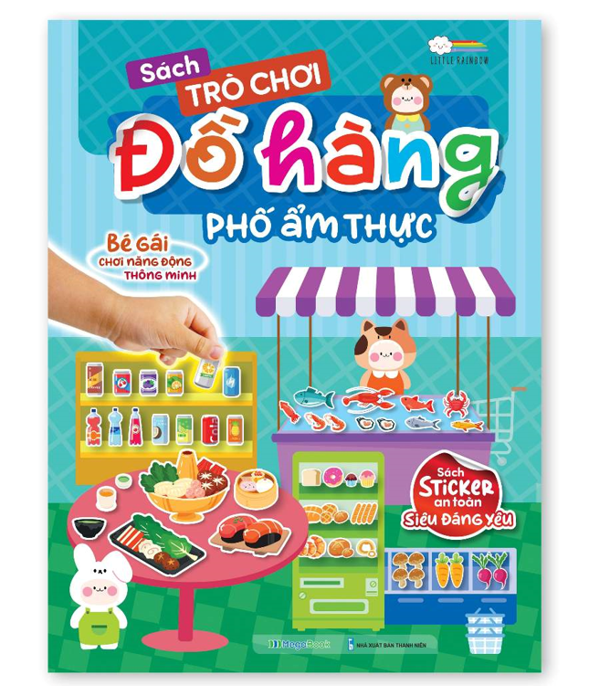 Combo 5 cuốn Sách Trò chơi Đồ hàng cho bé gái (Hơn 1000 Stickers)