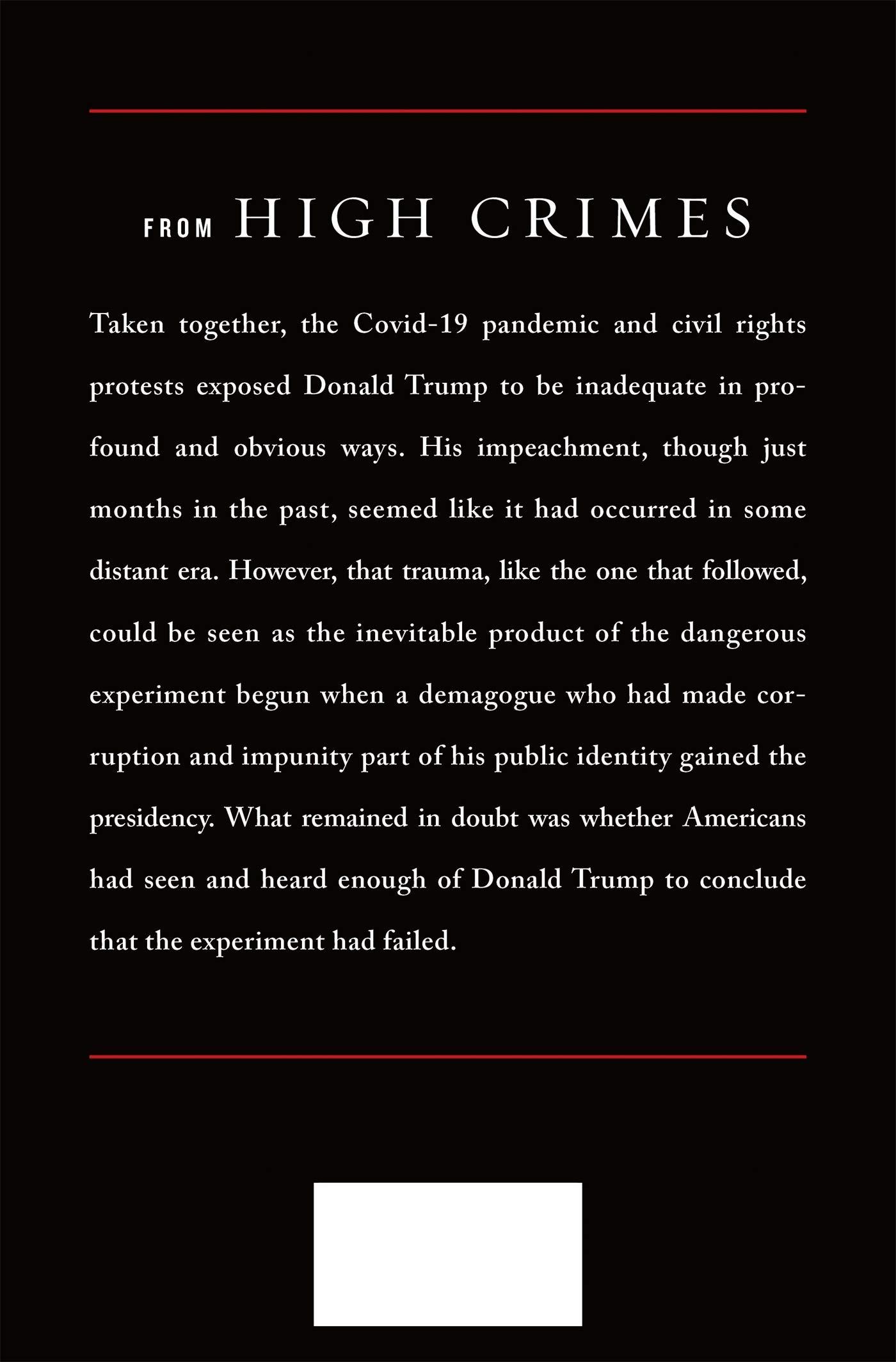 High Crimes: The Corruption, Impunity, And Impeachment Of Donald Trump