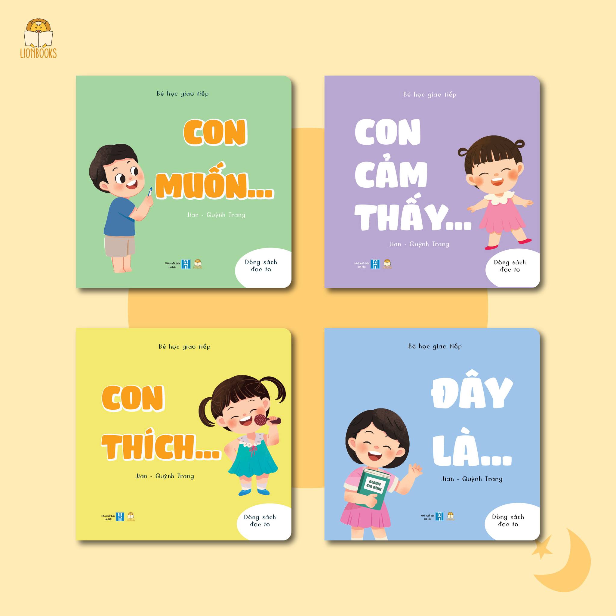 Combo Sách Đọc to 3M - Phát triển ngôn ngữ cho bé tập nói 0-3 tuổi (15 cuốn) - Lionbooks