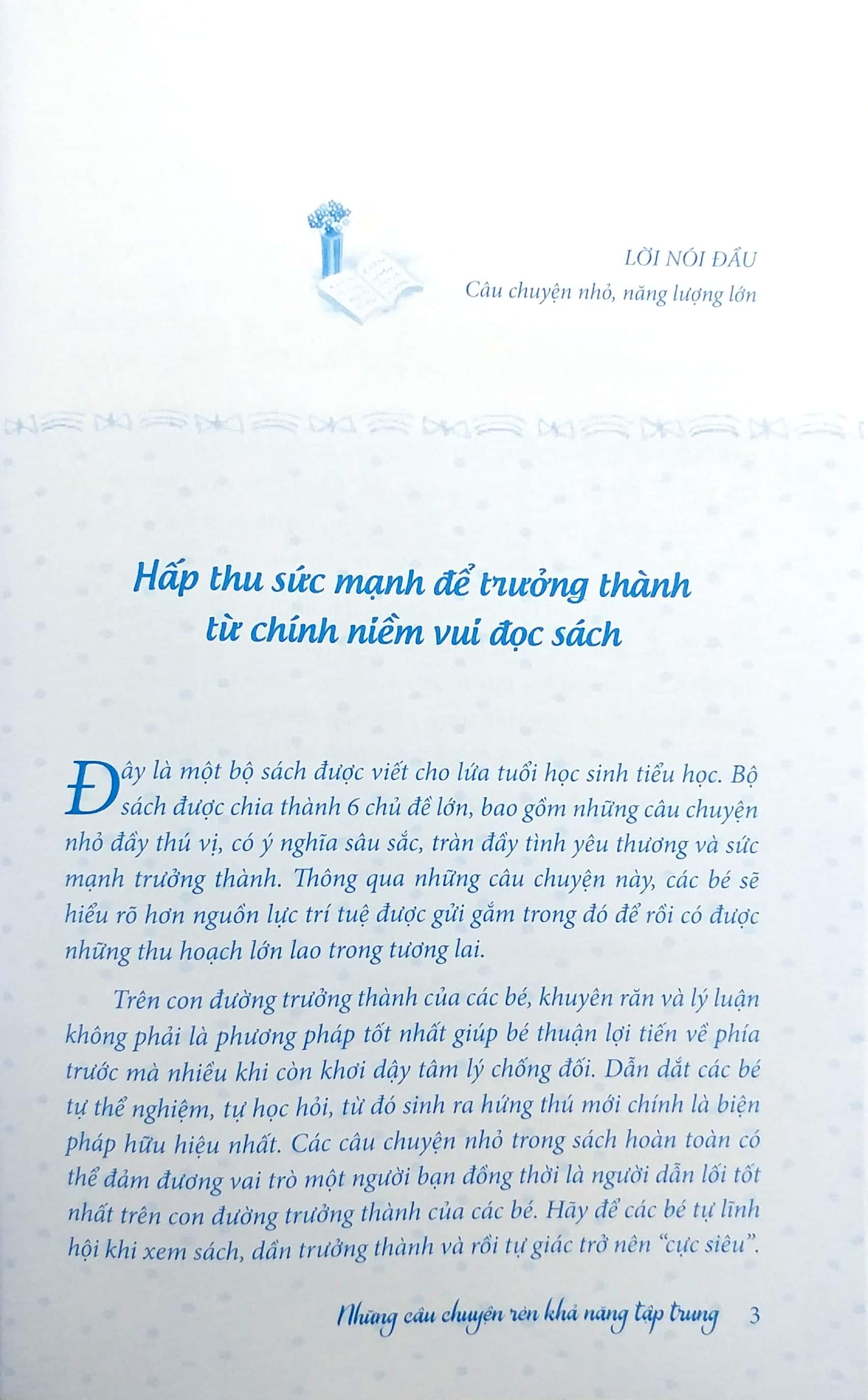 Kỹ Năng Sống Dành Cho Học Sinh - Những Câu Chuyện Rèn Khả Năng Tập Trung