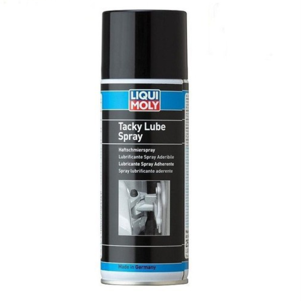 Chai xịt mỡ bò nước cho chốt cửa , bản lề Liqui Moly Tacky Lube Spray 2518- 400ml