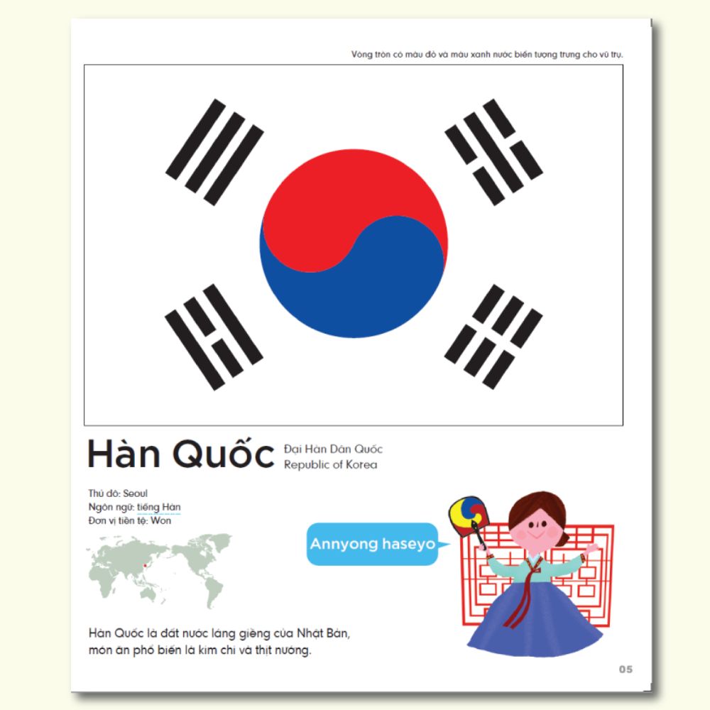 Cuốn Sách Tranh Đầu Tiên Về Quốc Kỳ (Ehon Nhật Bản)