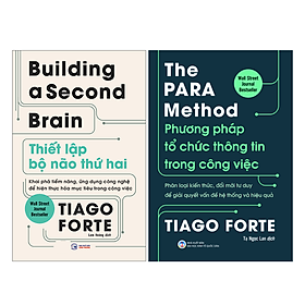Sách - Combo Thiết lập bộ não thứ hai và Phương pháp tổ chức thông tin trong công việc (1980)