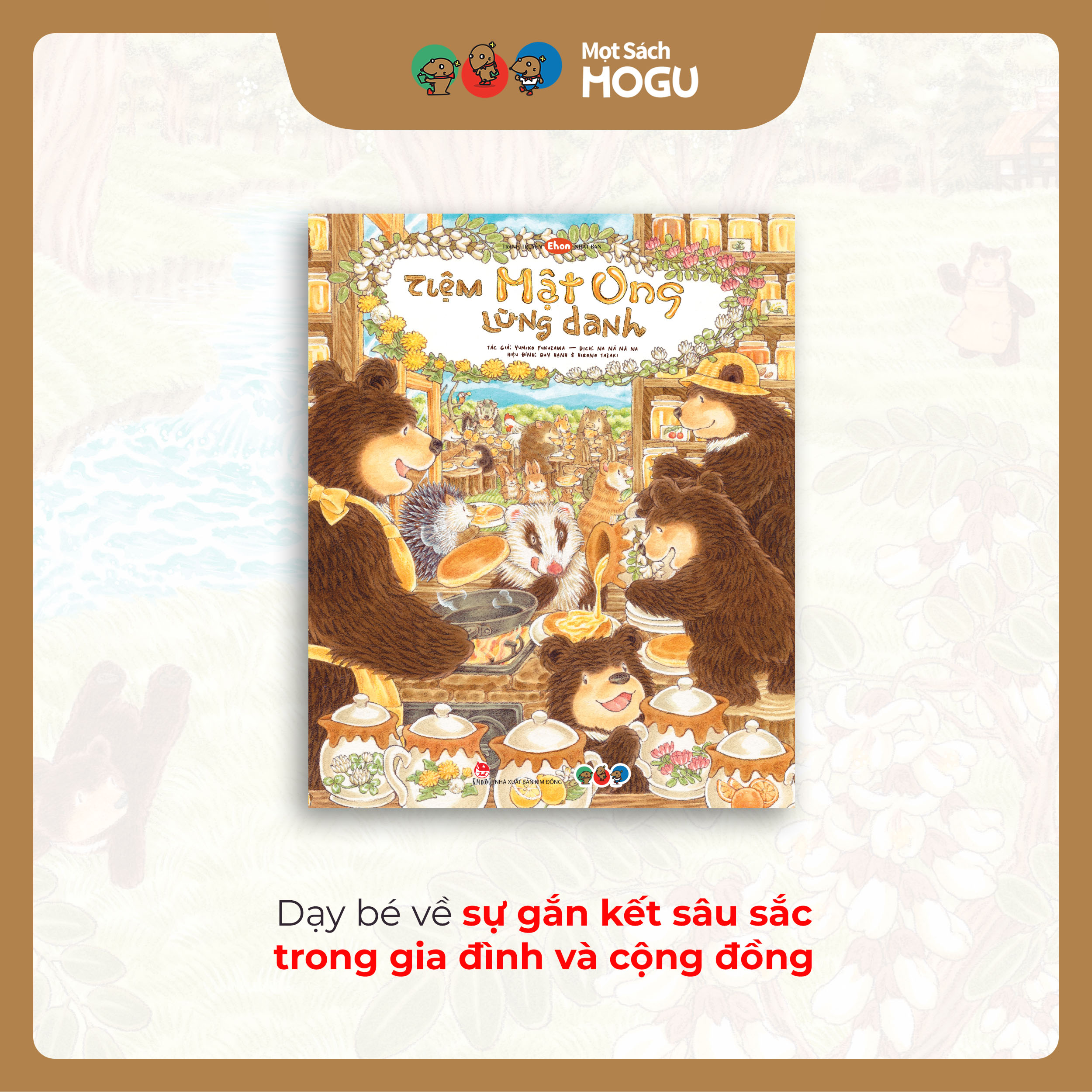 Truyện Ehon bé 3-4-5 tuổi - Bộ 3 cuốn Cửa tiệm lừng danh