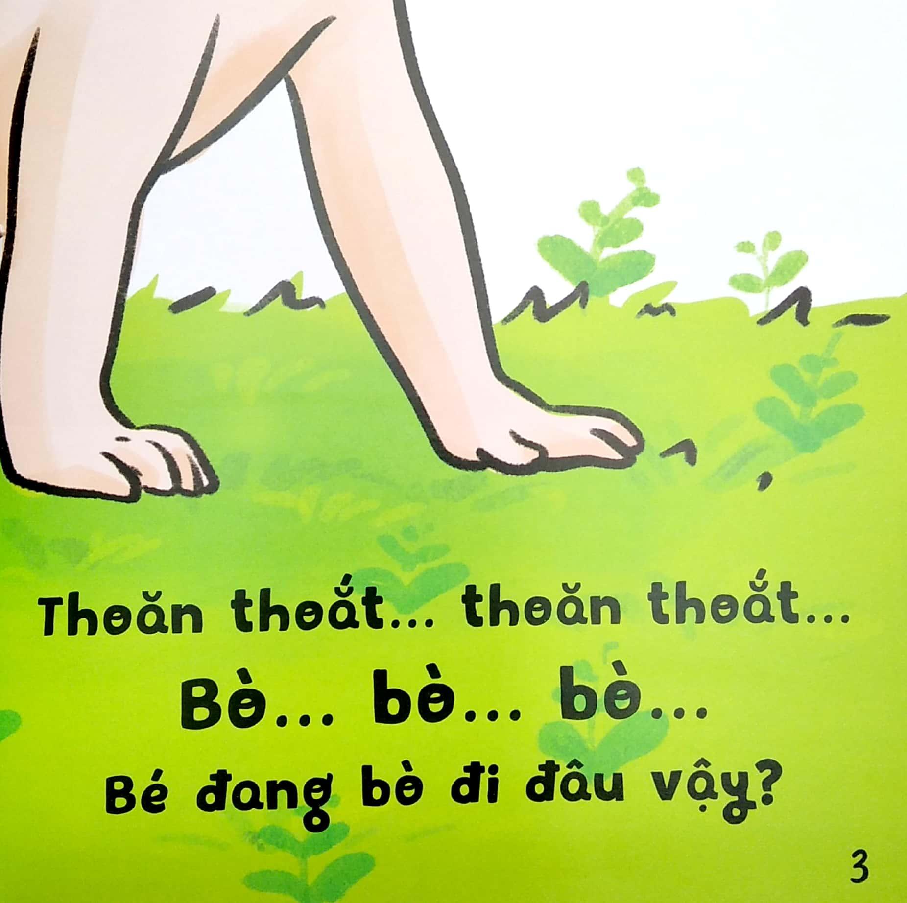 Ehon Em Bé Hạnh Phúc - Bé Vui Bé Khỏe - Đôi Chân Khỏe Mạnh