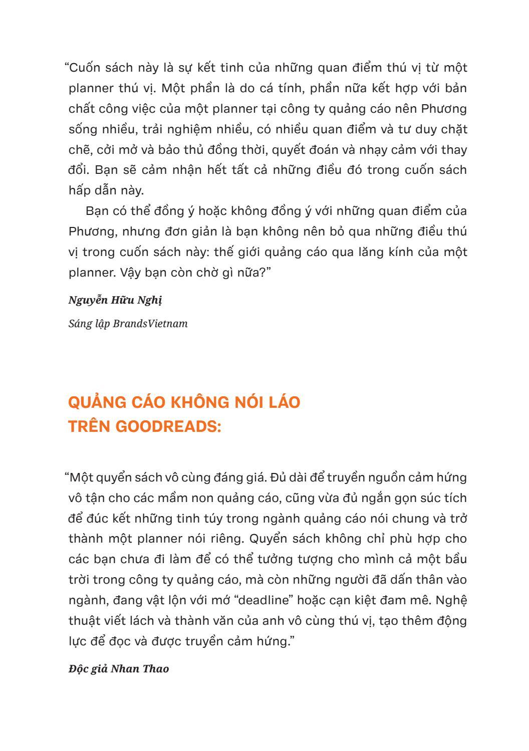 Quảng Cáo Không Nói Láo - Sự Thật Về Quảng Cáo Dưới Góc Nhìn Khoa Học, Toàn Diện Và Thực Tiễna