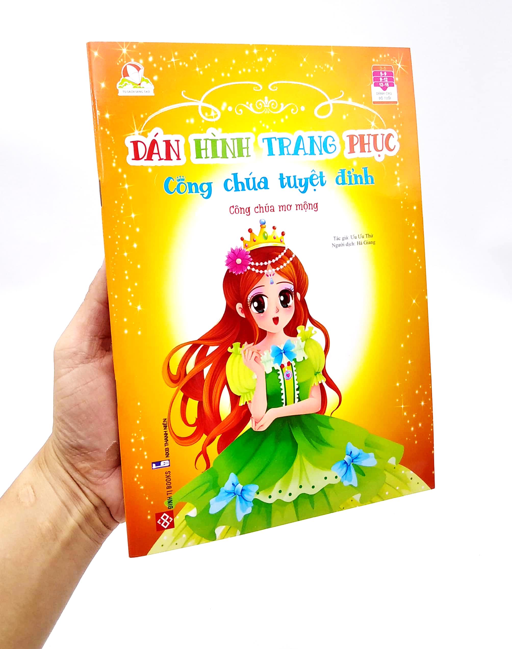 Dán Hình Trang Phục Công Chúa Tuyệt Đỉnh - Công Chúa Mơ Mộng