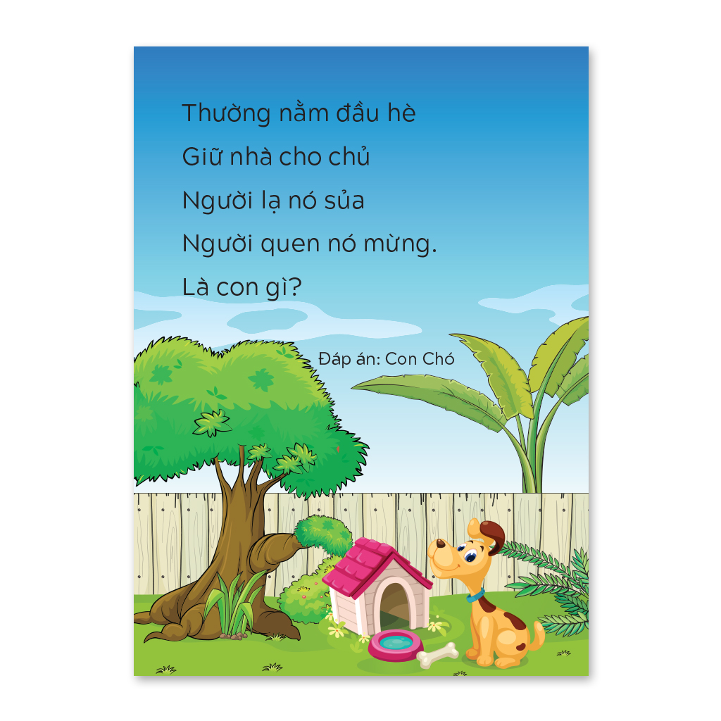 Câu Đố Tư Duy Cho Trẻ Tập Nói - Tập Đọc