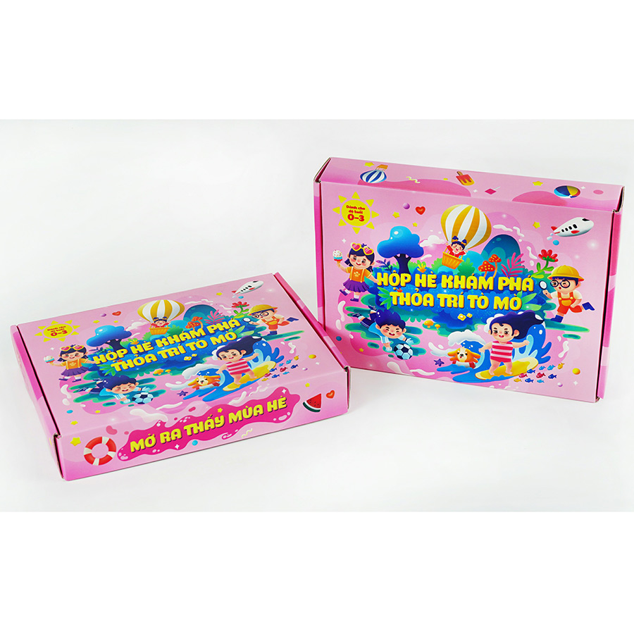 Hộp quà cho trẻ từ 0-3 tuổi: Hộp hè khám phá - Thỏa trí tò mò