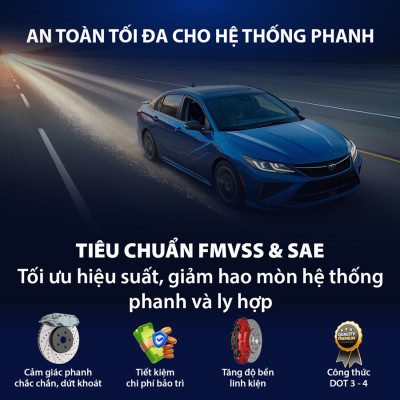 Dầu Phanh Và Ly Hợp Tổng Hợp AISIN Dot 3 500ml BFSDT305L - Nhập Khẩu Chính Hãng