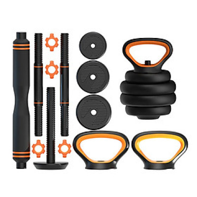 Bộ tạ đa năng 4 in 1 loại 20kg, 30kg, 40kg làm tạ tay, tạ ấm, tạ đẩy, hít đất tiện lợi T THIEN TRUONG SPORT