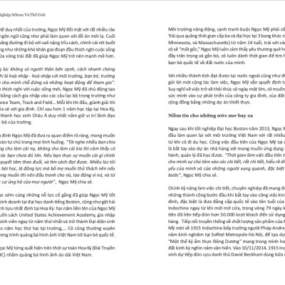 Rạng Danh Tài Trí Việt Năm Châu