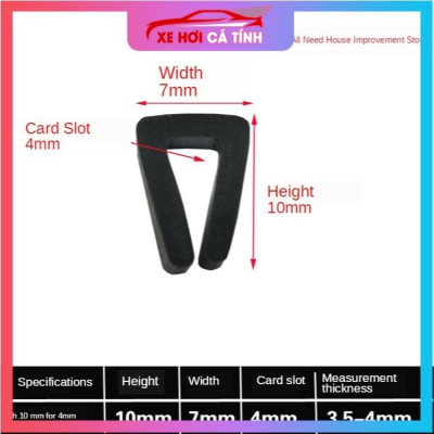 Gioăng Cao Su Chữ U Dán Mép Cửa Cách Âm Chống Va Chạm, Nẹp Cạnh Bàn, Nẹp Cửa Chống Trầy Bán theo mét