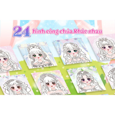 Sách Trang điểm Mia - Cô dâu Ngọt Ngào (Hơn 100 Stickers mắt môi phụ kiện lấp lánh)