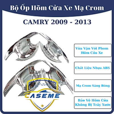 Ốp hõm cửa xe Toyota Camry 2009 - 2013 mạ Crom