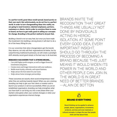 Brand the Change: The Branding Guide for social entrepreneurs, di