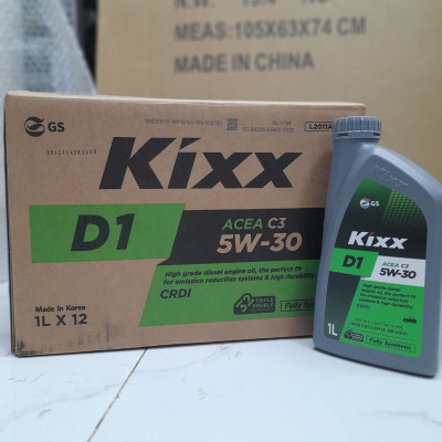 Dầu Nhớt Động Cơ Diesel Cao Cấp KIXX D1 C3 5W30 1Lit - ACEA C3 