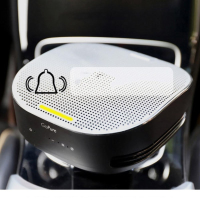 Máy lọc không khí ô tô Philips hút mùi hôi, chất gây ô nhiễm vi khuẩn, vi rút GoPure GP5301 đèn báo 3 chế độ - Hàng nhập khẩu