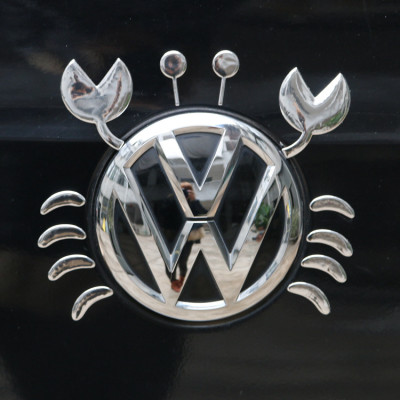 Tem 3D hình CON CUA dán trang trí thương hiệu xe hơi ô tô