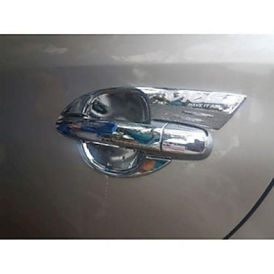  Bộ Ốp Hõm Tay Nắm Cửa Mạ Crom Chống Trầy Xước Cho Ô Tô dành cho xe Toyota Vios 2014-2017