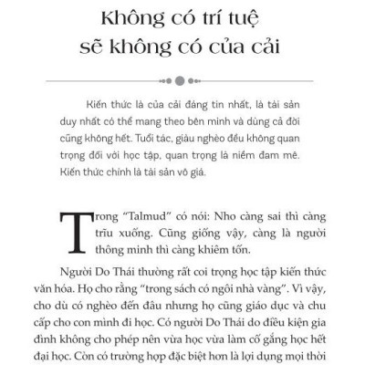 Trí Tuệ Làm Giàu Của Người Do Thái - Bìa Cứng