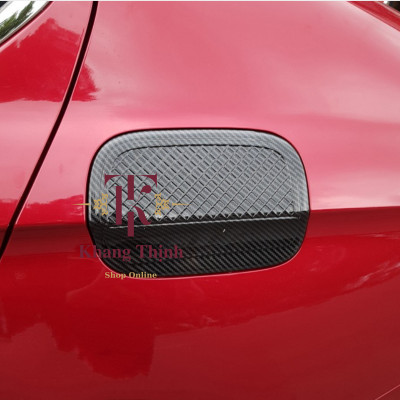Ốp Nắp Bình Xăng Dành Cho Xe Honda City 2021 Vân Carbon Cao Cấp