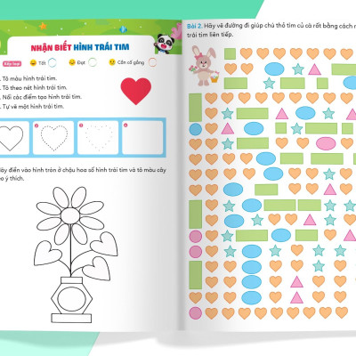 Phiếu Luyện Toán Tư Duy Cùng Gấu Kiki 2: Làm Quen Với Hình Khối