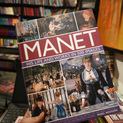 Sách - Manet His Life Works In 500 Images by Nigel Rodgers - Sách Nghệ thuật Tiếng Anh