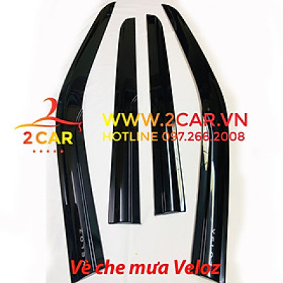 Vè che mưa xe Toyota Veloz Cross 2022, 2023 Nhựa đen dày cao cấp