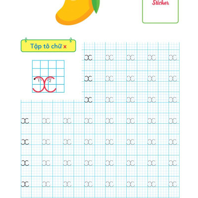 Cùng Khủng Long Học Nét Cơ Bản Quyển 3 (Chữ Cái Đầu Tiên) Bé Trai