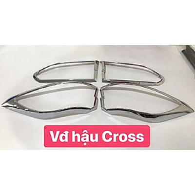 Ốp Viền Đèn Pha Hậu Xe Toyota Cross 2020 2021 mạ crom
