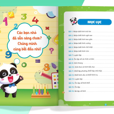 Phiếu Luyện Toán Tư Duy Cùng Gấu Kiki 2: Làm Quen Với Hình Khối