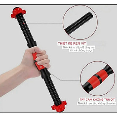 Đòn tạ tay nhập khẩu,Đòn Nhựa và Thép đặc nguyên khối có bọc nhựa tay cầm dài 38cm, nặng 1.35kg (giá 1 chiếc)Và (giá 2 chiếc)Khách Tự chọn