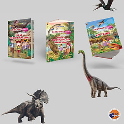 Combo bộ sách thiếu nhi Khủng Long 3 tập 