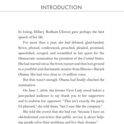 Hillary Rodham Clinton: a Woman Living History