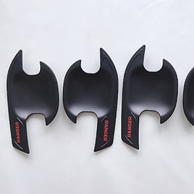 BỘ ỐP HÕM CỬA XE FORD RANGER MÀU ĐEN 2016-2019