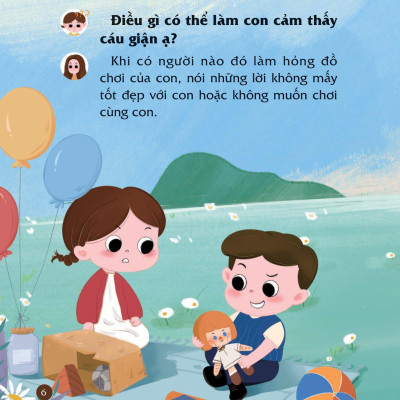 Sách Cùng Con Nuôi Dưỡng Cảm Xúc Tích Cực - Con Không Cáu Giận