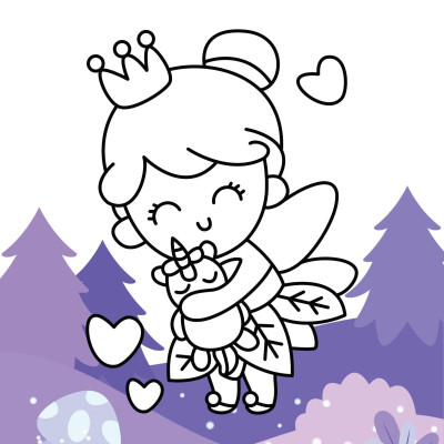 Tô Màu Diệu Kỳ - Cô Tiên Xinh