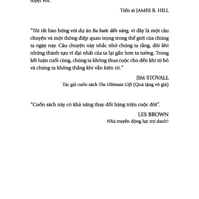 Ba Bước Đến Vàng - Biến Trở Ngại Thành Cơ Hội