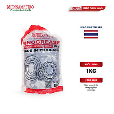 Mỡ Bôi Trơn MiennamPetro Sinogrease Lithium MP3 1KG Đa Dụng Bảo Vệ ​Xe Ô Tô Công Nghiệp Cao Cấp