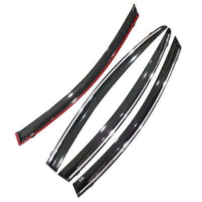 Bộ vè che mưa Mazda 3 2020 chỉ mạ Crom cao cấp