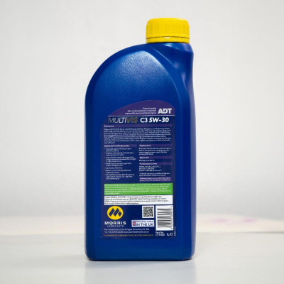 Dầu Nhớt Ô Tô Cao Cấp Tổng Hợp Cho Động Cơ Xăng - Morris Lubricants Multivis ADT C3 5W-30 / Can 1L
