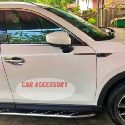 Bộ 2 cặp (4 chiếc) ốp mang cá R-Line thể thao trang trí ô tô dán hai cửa