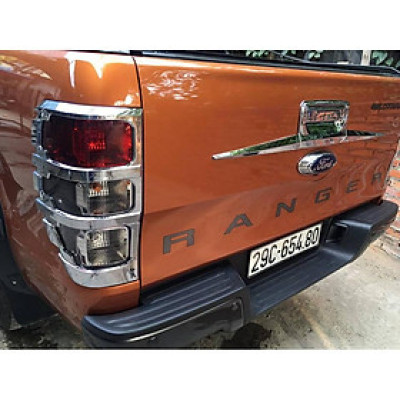 Ốp viền Đèn Pha Hậu Mạ Crom Dành Cho Ranger