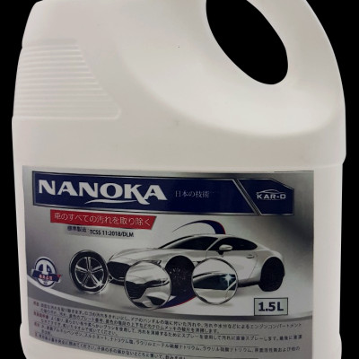 Can 1,5L SIÊU TIẾT KIỆM - Tẩy ố kính ô tô Nanoka Pro 1,5L, Tẩy ố kính, tẩy ố lazang, ố vảy cá cầu vồng